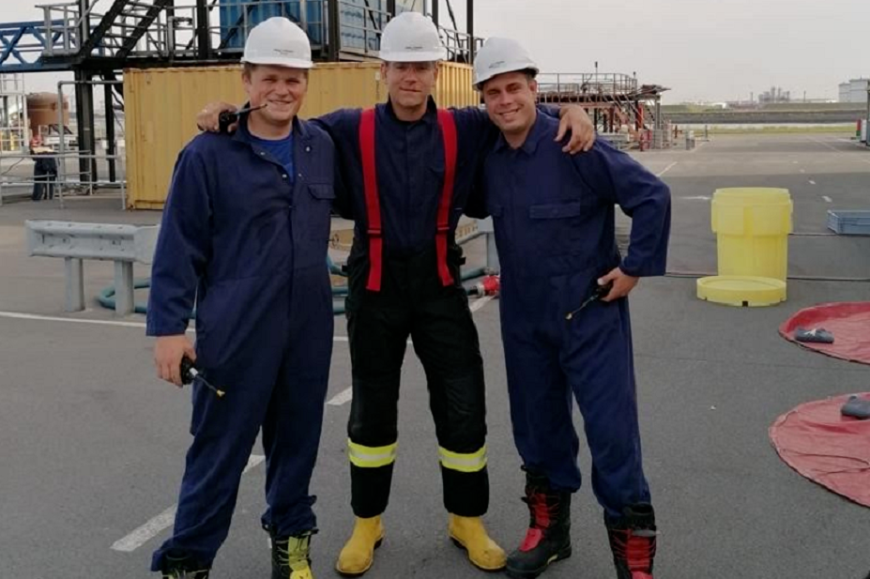 Geslaagd voor de opleiding Gaspakdrager!