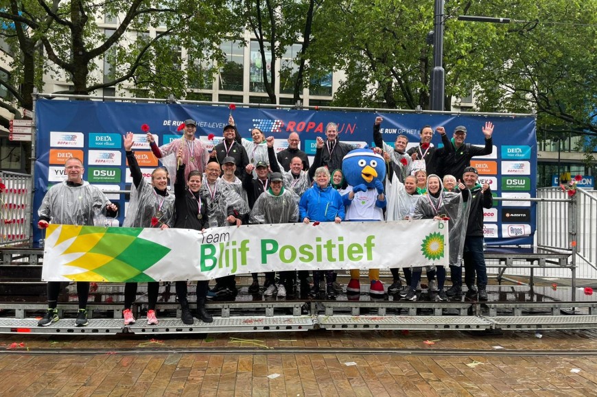 S2N steunt het Roparun team: 'Blijf Positief'