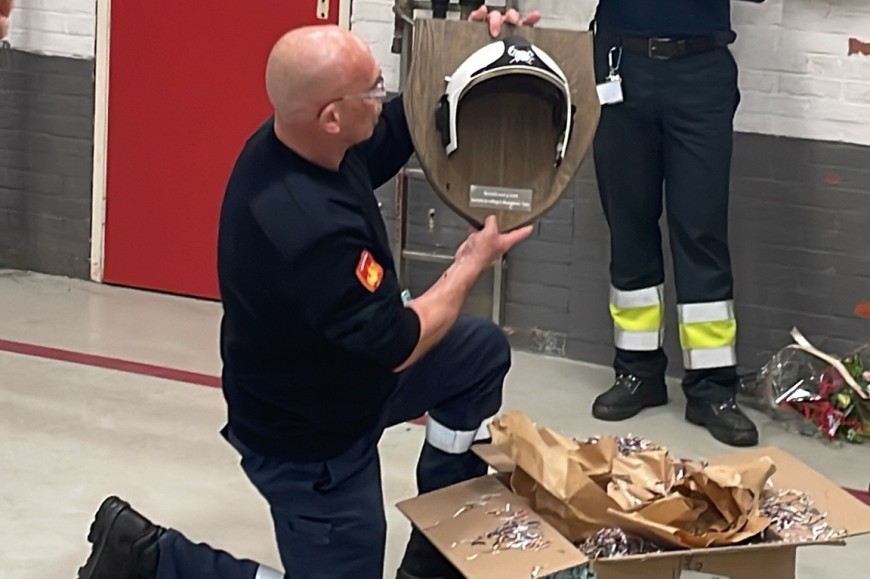 Dim Nieuwland met een welverdiend pensioen!