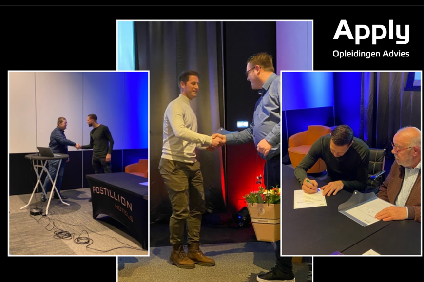 Diploma-uitreiking MVK'ers