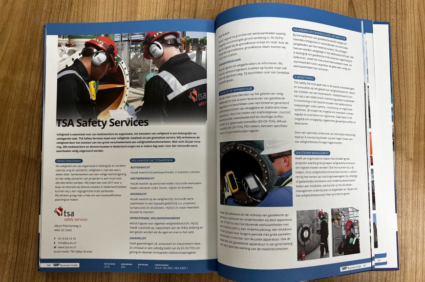 TSA in VAP Business Guide 2021