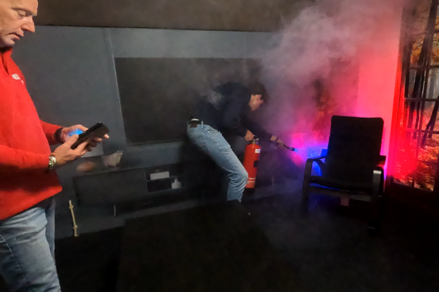 Pandora's box maakt ontruimingsoefening extra realistisch