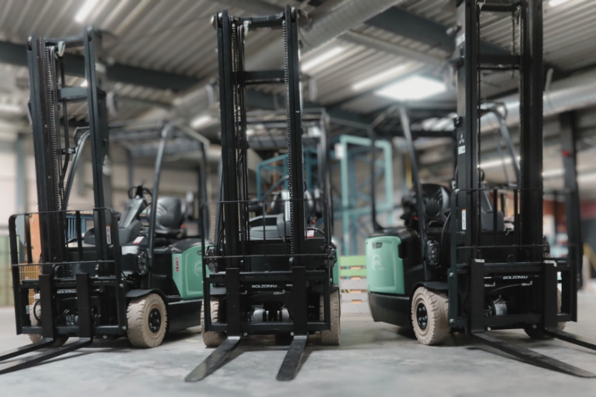 Nieuwe heftrucks locatie Terneuzen