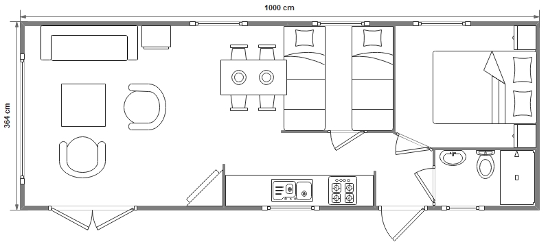Chalet plattegrond Otterberg 364 Wijster.jpg