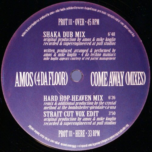 Come Away (The 4 Da Floor Mixes)