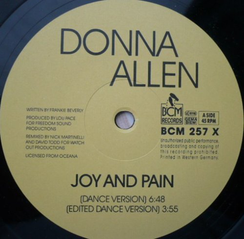 Joy And Pain (12" Remix)