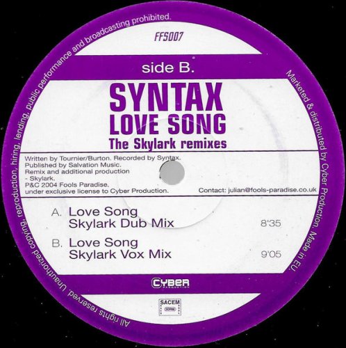 Love Song (The Skylark Remixes)