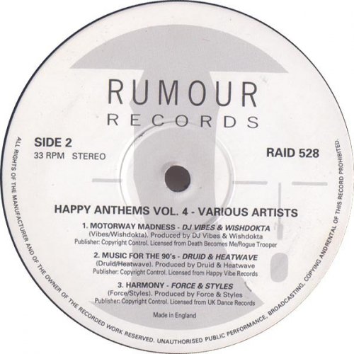 Happy Anthems Vol. 4 - The Heart Of Hardcore Raving