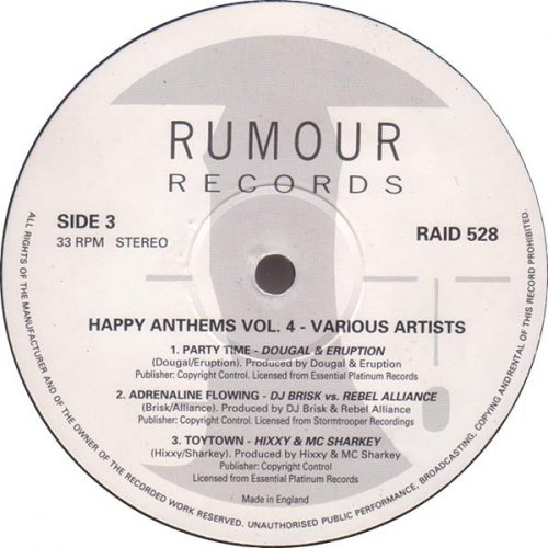 Happy Anthems Vol. 4 - The Heart Of Hardcore Raving