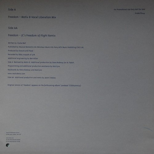 Freedom (Motiv 8 And JC Mixes)