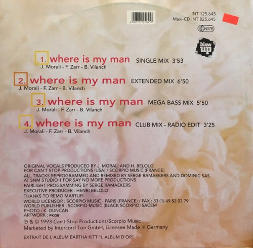 Where Is My Man (Remix 94')