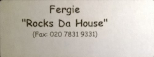 Rock Da House (Fergie Remix)