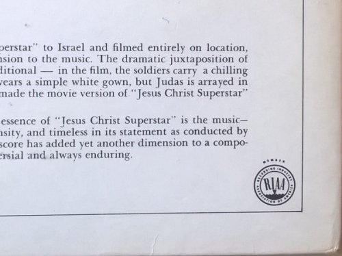 Jesus Christ Superstar (The Original Motion Picture Sound Track Album)