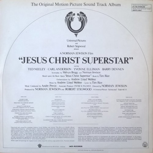 Jesus Christ Superstar (The Original Motion Picture Sound Track Album)