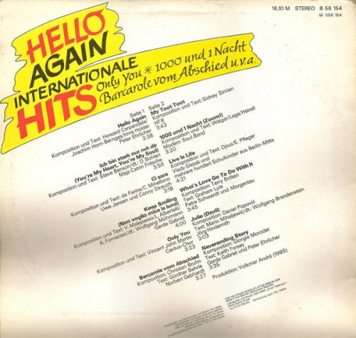 Hello Again - Internationale Hits