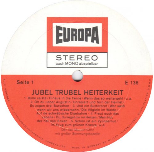 Jubel Trubel Heiterkeit