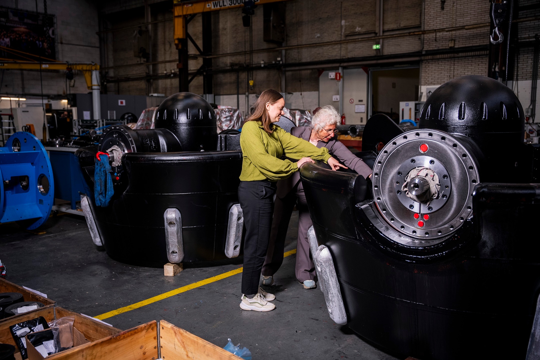 Teamoverleg bij ZF Marine Krimpen in samenwerking met Visser & Visser