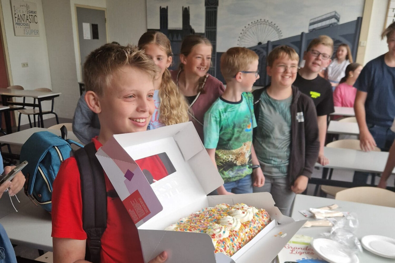 Brugklasleerlingen zetten zich in voor Woord & Daad