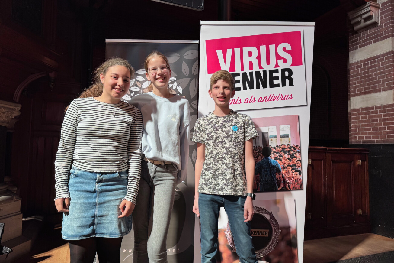 Technasiumleerlingen winnen prijzen bij finale Viruskenner