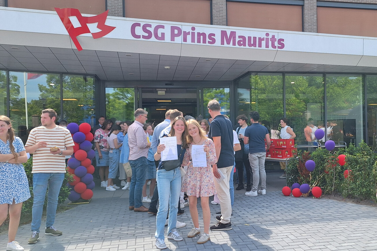 Leerlingen van de PM slagen met vlag en wimpel