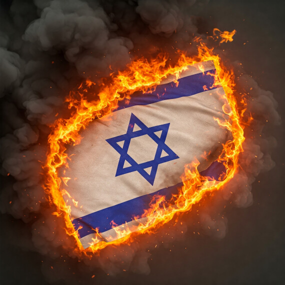 Israëlische vlag verbrand, OM doet niets