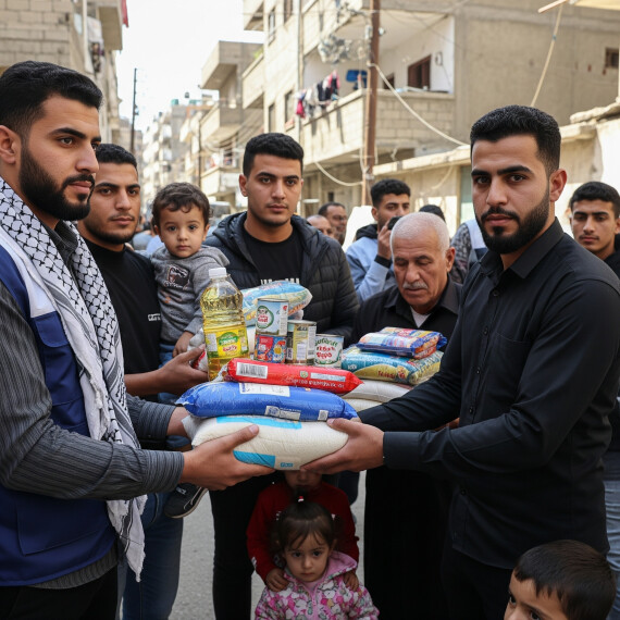 Voedsel uitgedeeld in Gaza: goed of niet?