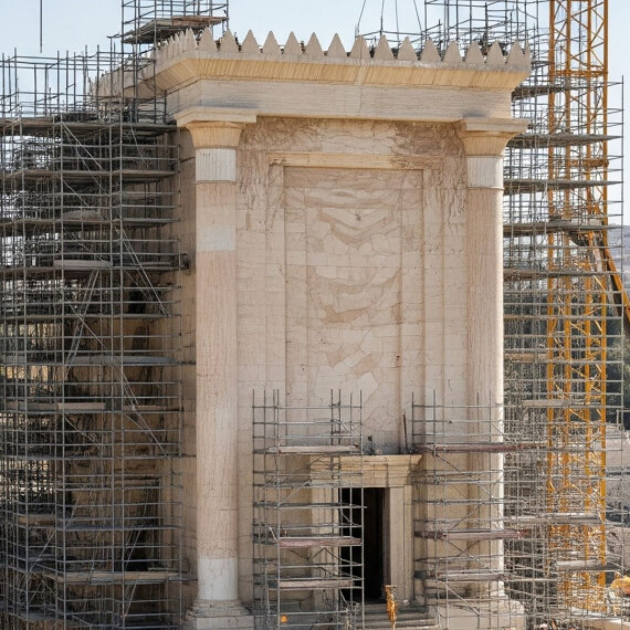 Herbouw van de tempel?