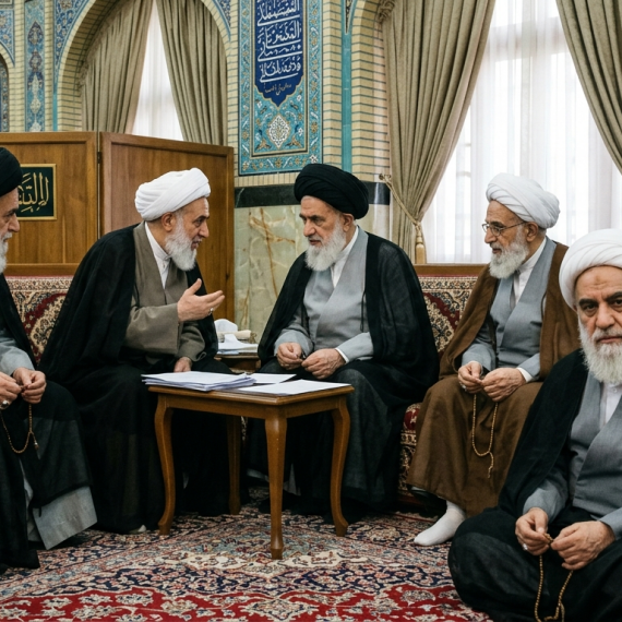 Het religieuze van de Iran-oorlog