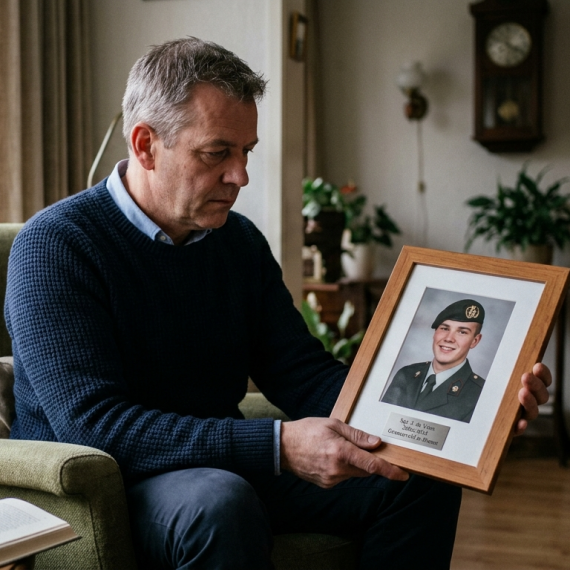 Een vader tussen de lijkzakken — en de wereld die verlangt naar een sterke leider