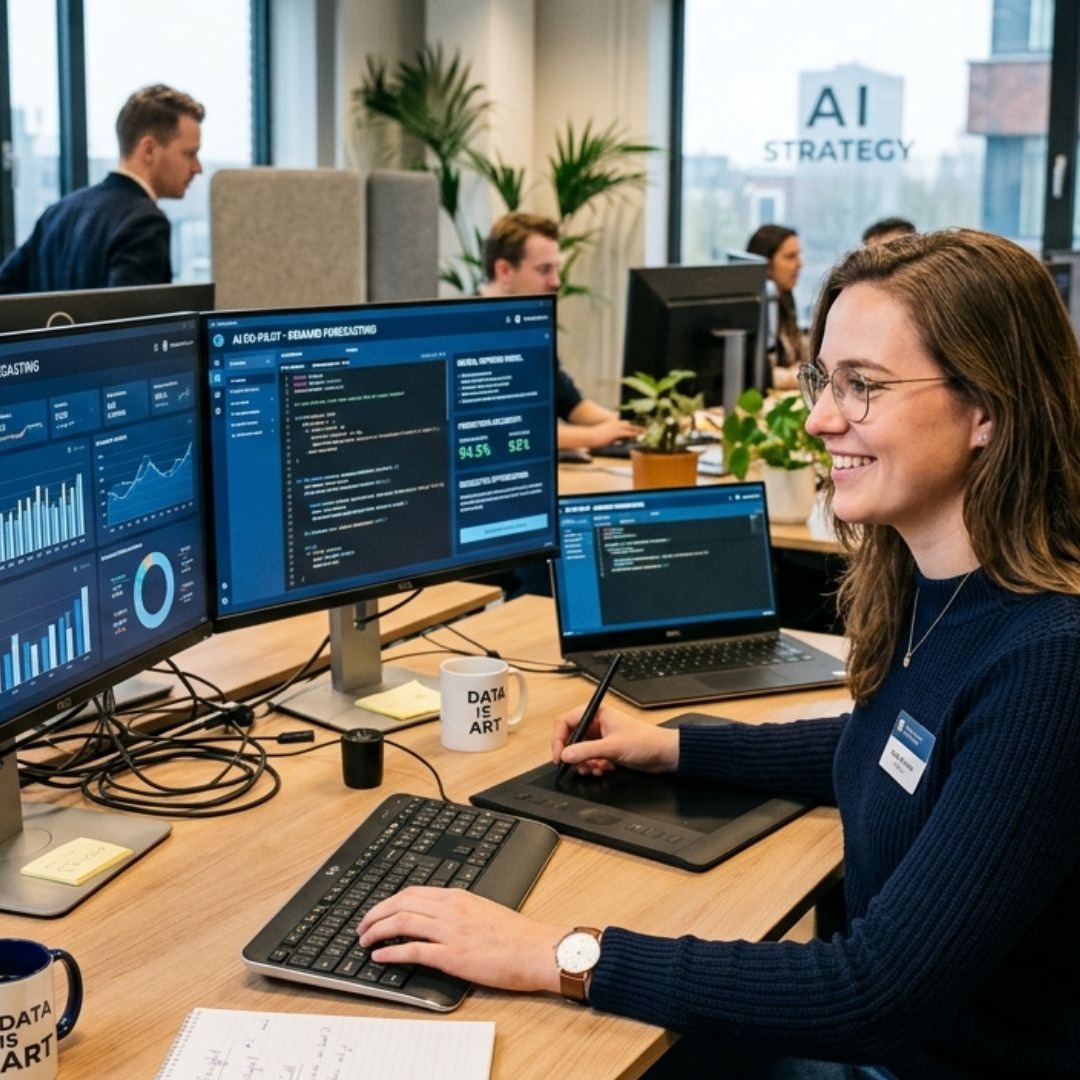 AI steeds meer op de werkvloer gebruikt