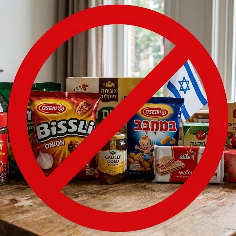 Boycot Israëlische producten 22 september van kracht