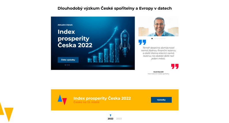 Jak Česká spořitelna s Indexem prosperity a finančního zdraví Česka zvítězila ve Zlatém středníku?