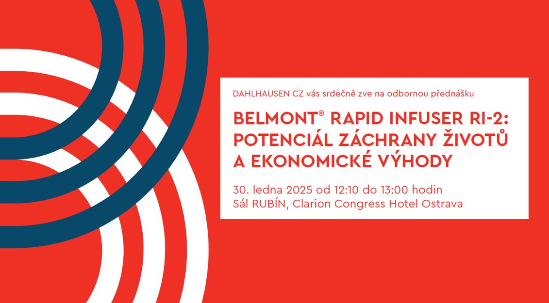 POZVÁNKA na odbornou přednášku: Záchrana životů 
s BELMONT RAPID INFUSER RI-2