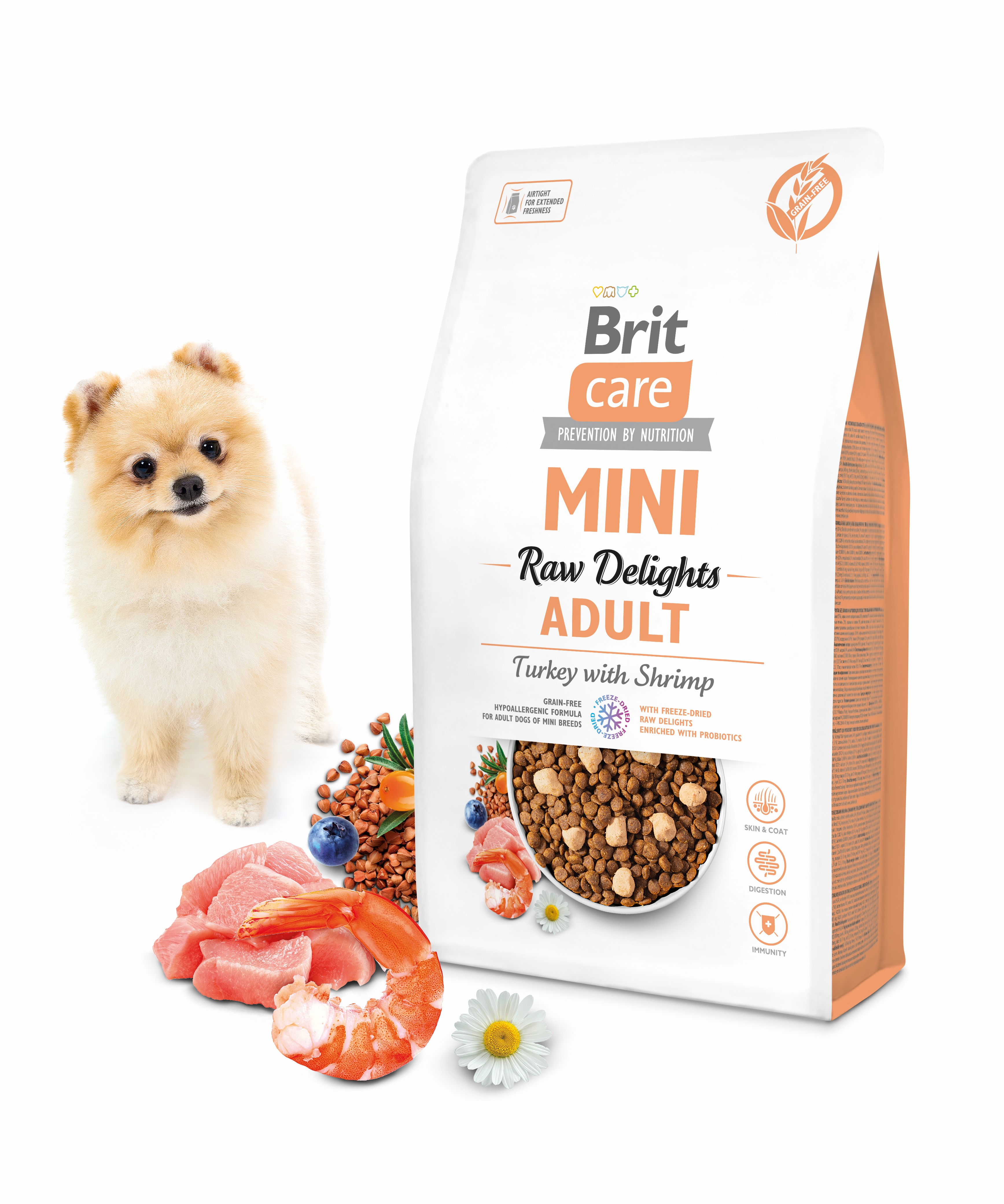 Brit Care přináší novinku pro vybíravé pejsky: Brit Care Mini RAW DELIGHTS