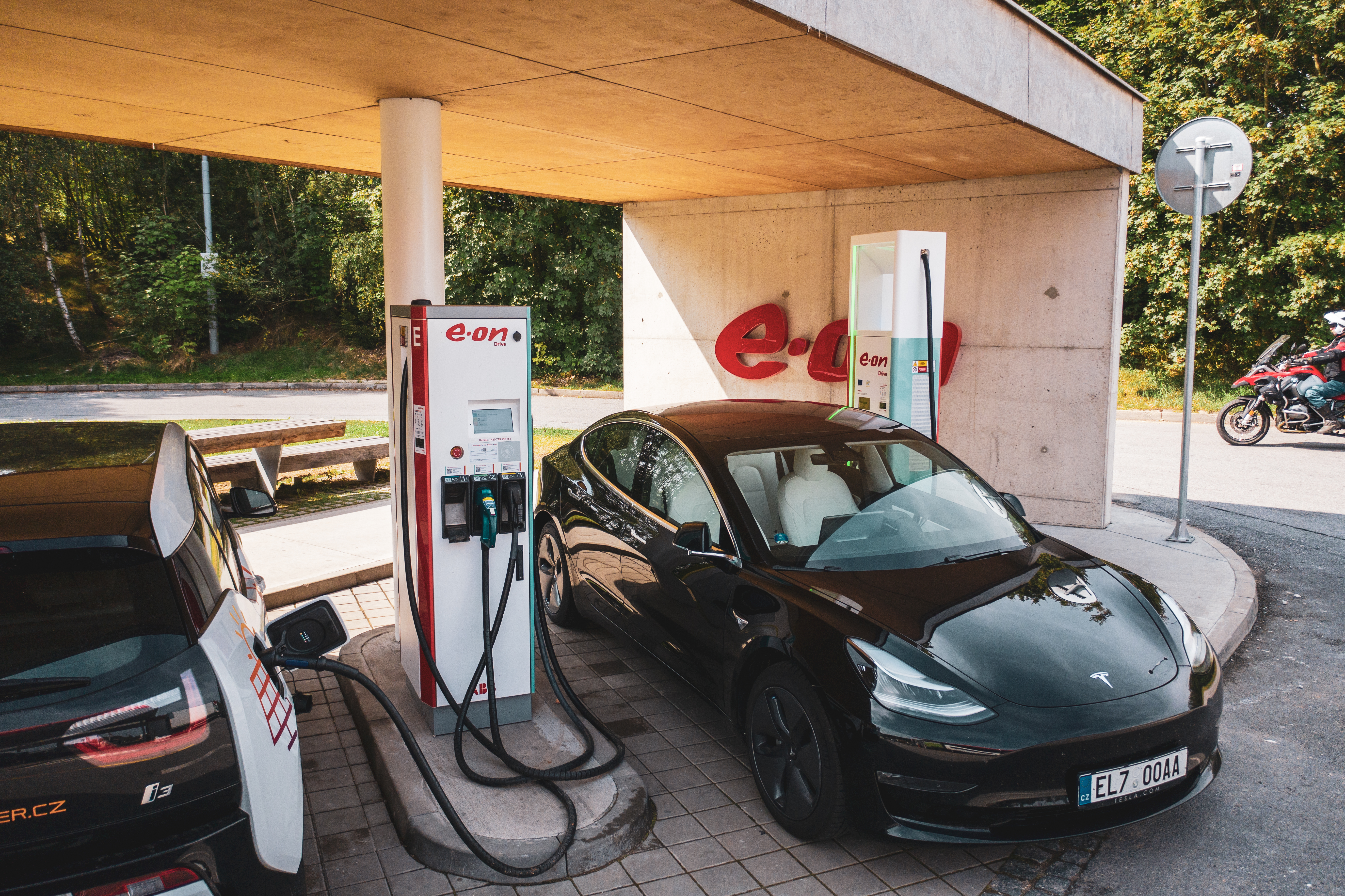 Dobíjecí hub ve Vystrkově u Humpolce