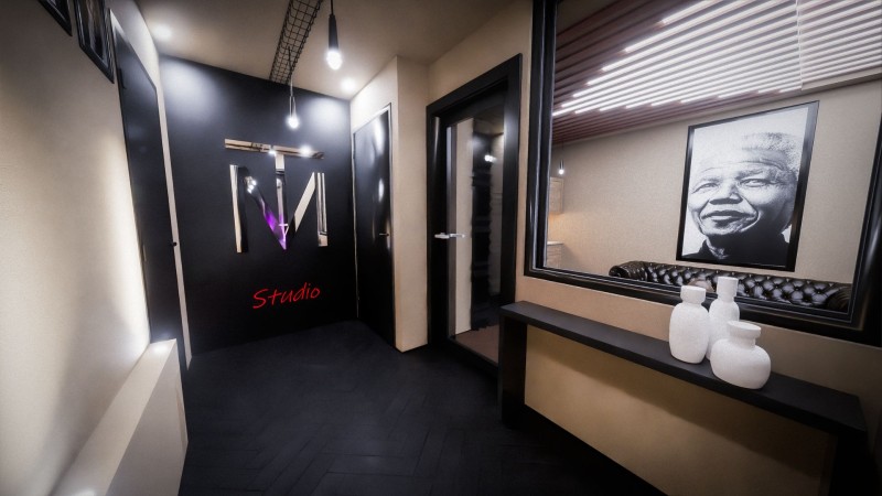 Entrée du studio