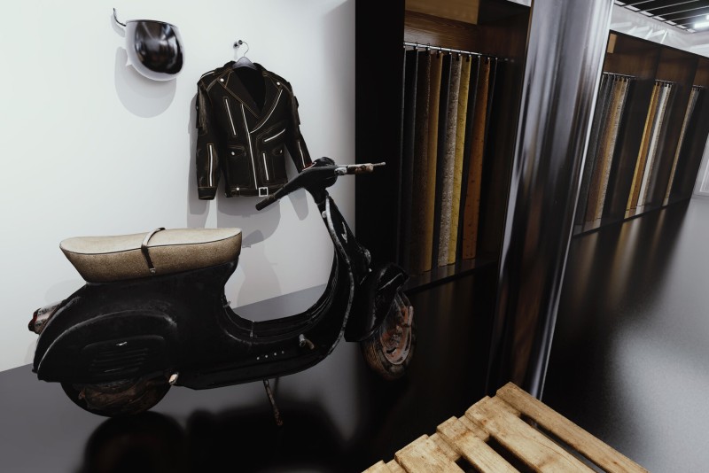 résultat : un showroom à l'identité forte