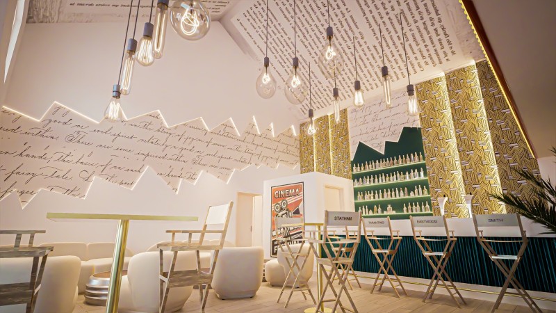 Design pour le relooking d'un hôtel en Normandie