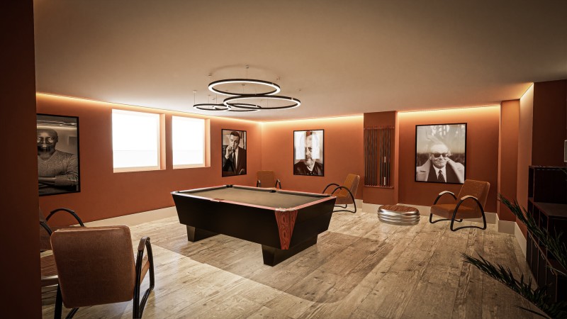 Salle de billard