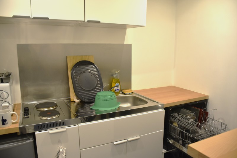 installer une kitchenette et refaire l'électricité