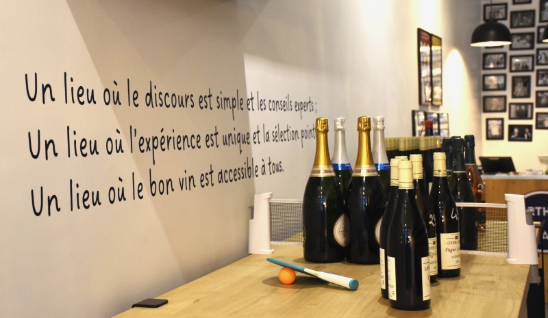 Rénovation d'un caviste indépendant à Paris