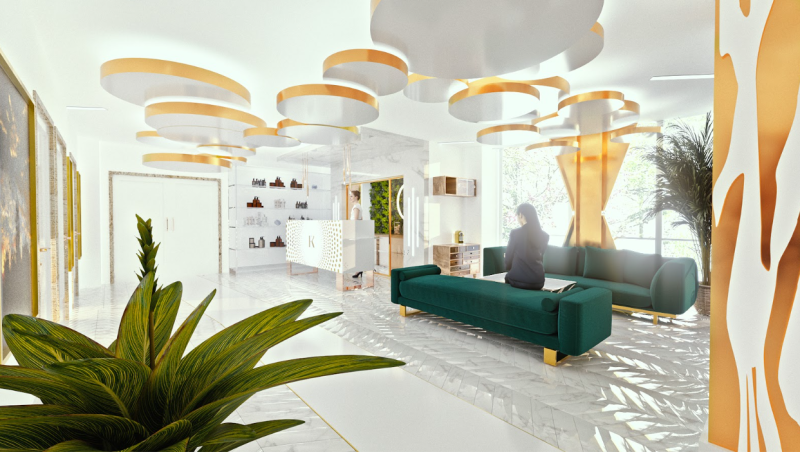 vu sur la salle d'attente