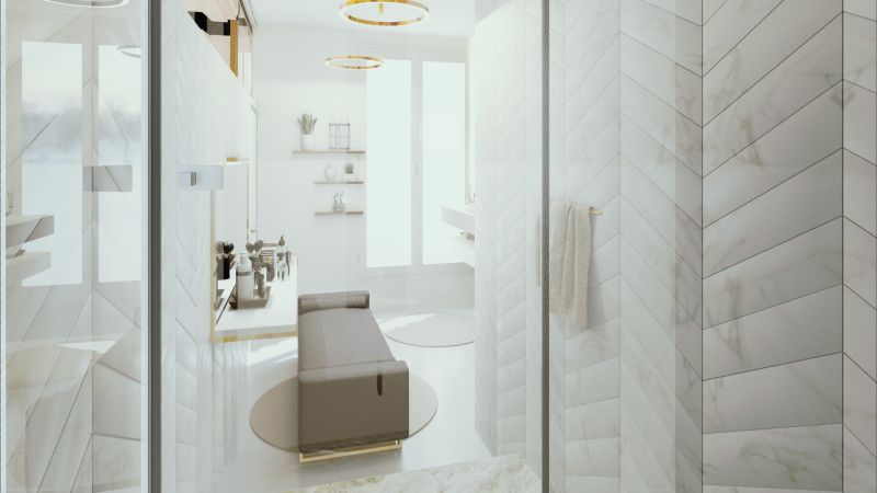 Rénovation et conception 3D d'une chambre Parisienne