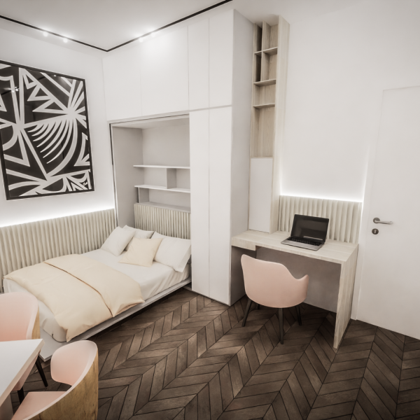 Optimisation de l'espace et rénovation complète d'un studio en région parisienne