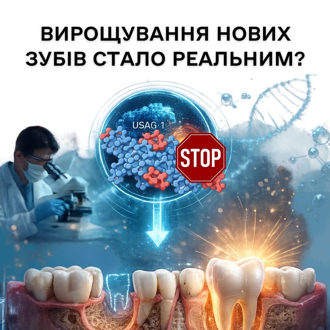 Вирощування нових зубів стало реальним?