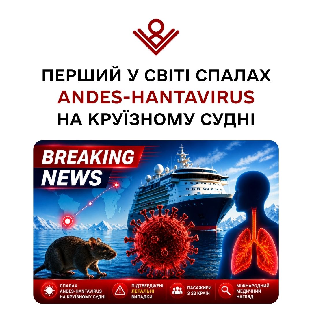 Перший у світі спалах Andes-hantavirus на круїзному судні