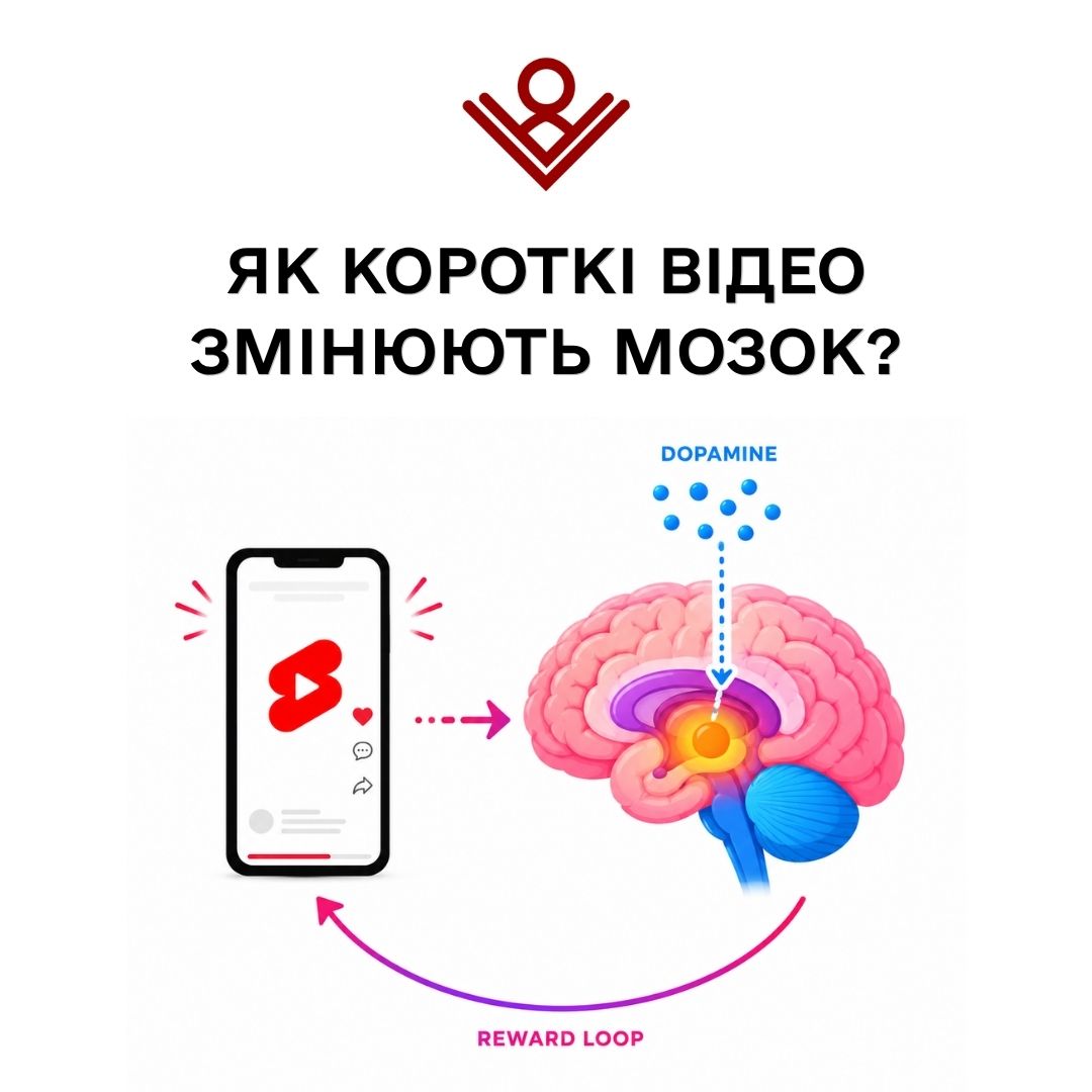 Як короткі відео змінюють мозок?