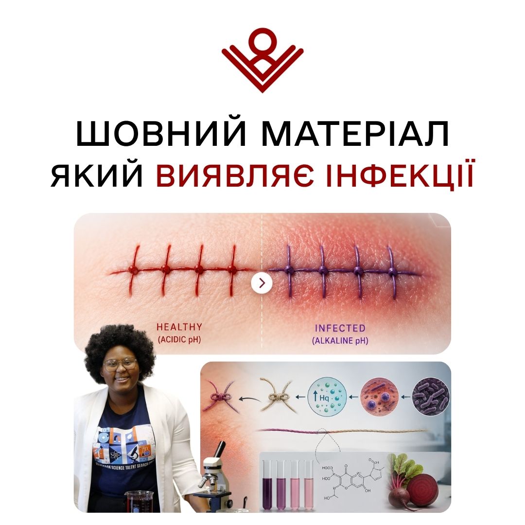 шовний матеріал який виявляє інфекції