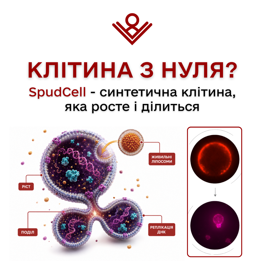 SpudCell - синтетична клітина, яка росте і ділиться