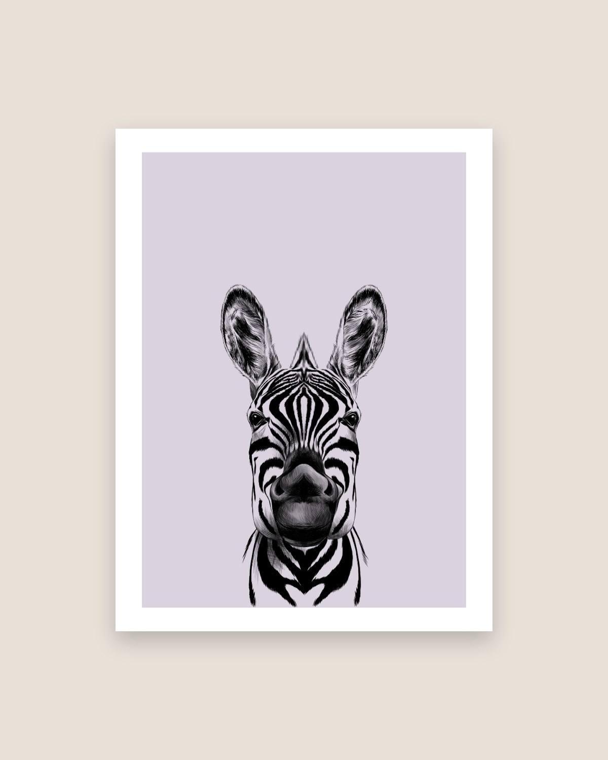 Zebra poster